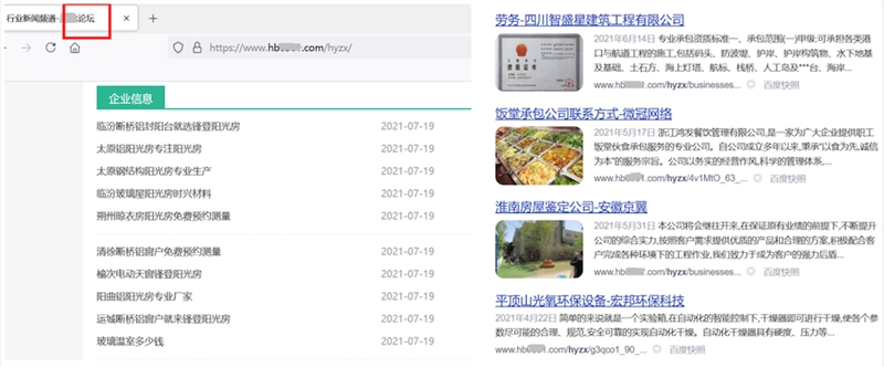 百度蓝天算法升级 打击网站目录买卖(图1)