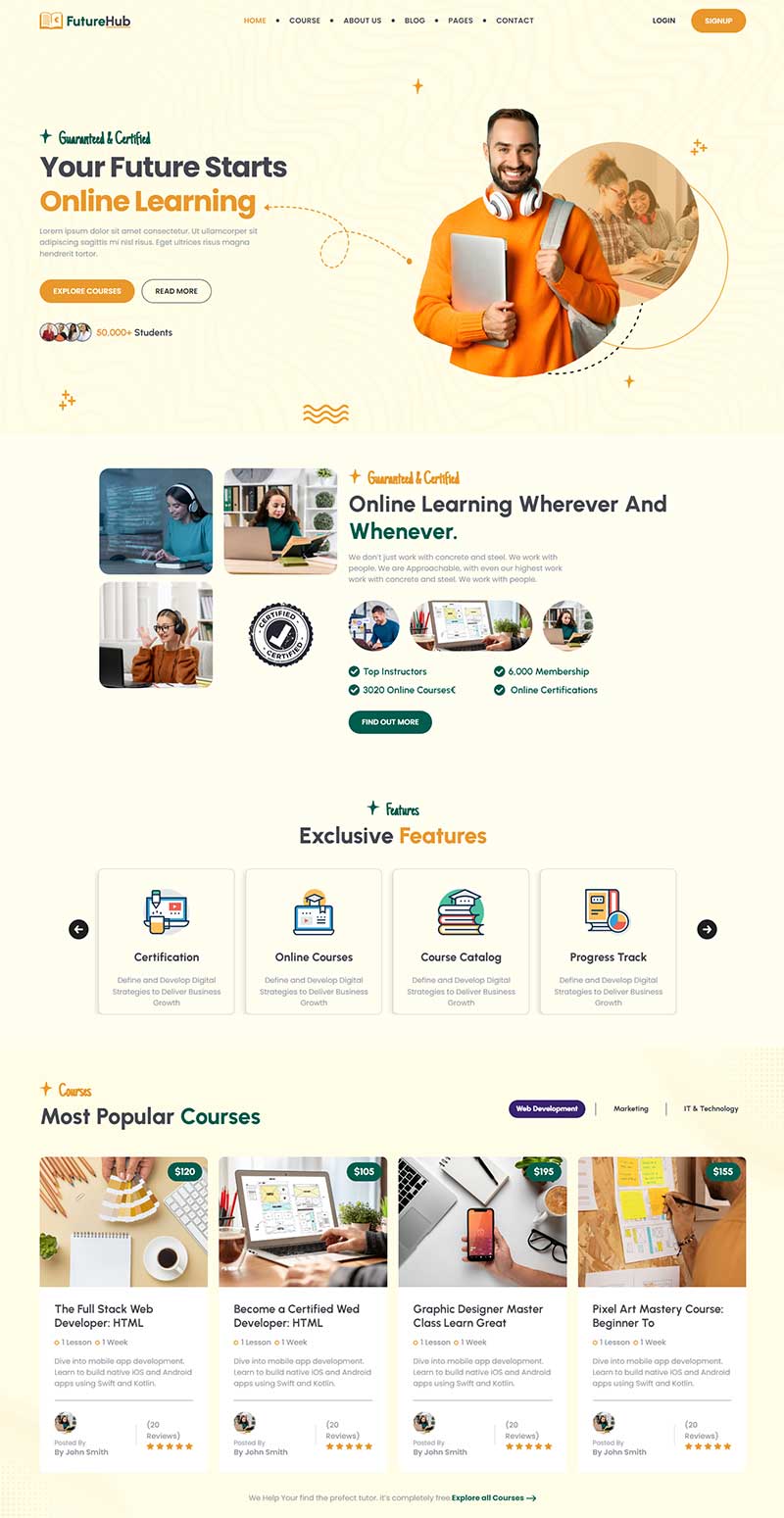 在线学习教育培训机构(图1)