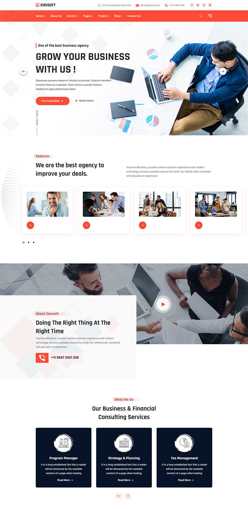 战略规划商业咨询静态html(图1)