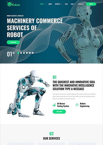 AI人工智能机器人研发展示